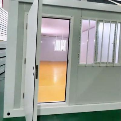 China Compact Durable Steel Folding Container House Anti Slip Waterproof Custom Colors for sale