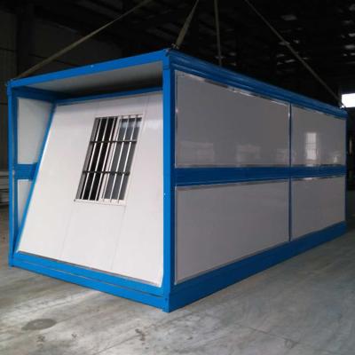 China Floor Permitted Loading 2 KN/m2 Folding Container House Custom Bathroom Package Size 5800mm*2480mm*570mm for sale