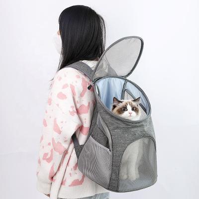 China OEM ODM Large Capacity Dog Traveling Bag Cat Backpack Viable Custom Foldable Comfortable Breathable Pet Carrier Bags for sale