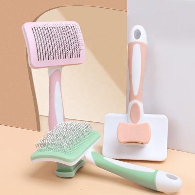 China Viable Success Pet Amazon Grooming Products Self-Cleaning Brush for Dogs Cats Dog Grooming Brush for sale