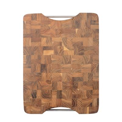 China New Sustainable Hot Sale Black Walnut Hardwood Cutting Boards With Grip Handle for sale