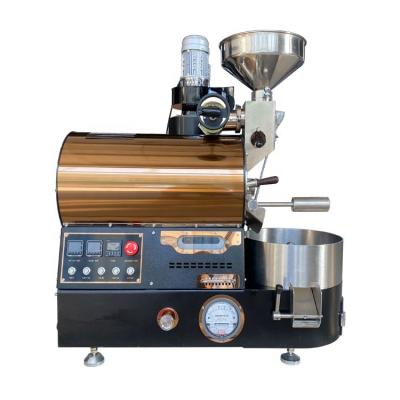 China Hotel gas coffee bean roaster industrial commercial roasting machine 1kg for sale