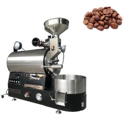 China Gas 2kg Coffee Hotel Automatic Coffee Roasting Machine Small Coffee Burner for sale