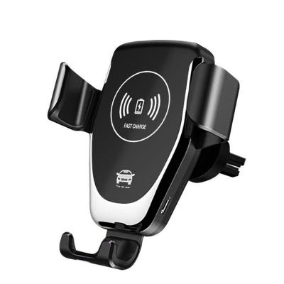 China Car Air Vent Auto Mobile Phone Holder Universal Adjustable Fast Charging Wireless Qi Car Charger Mount en venta