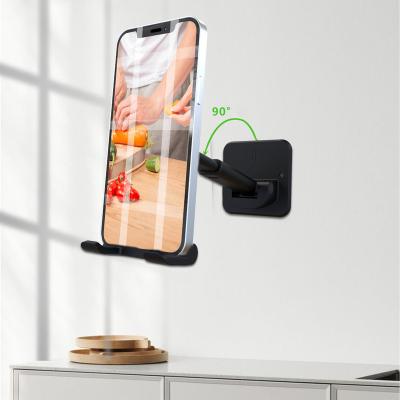 China Adjustable Wall Mount Adjustable Phone Shower Phone Holder For Bathroom Kitchen Bedroom Adjustable Phone Holder Bracket Up And Down for sale