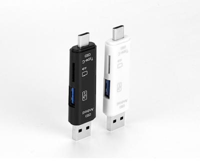 中国 Pro USB 2.0 IUSB Camera Card Reader For Business 3 In 1 Multifunctional Type C USB SD Micro OTG SIM Card Reader 販売のため