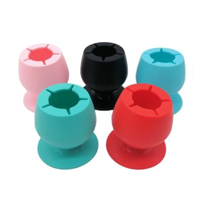 China Craft Weeding Tools Holder New Desgin Silicone Drop Holder Adhesive Suction Cups Open Vinyl Weeding Tools Scrap Collector For Crafts for sale