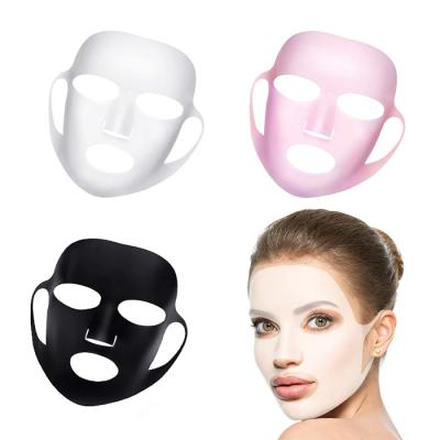 China Anti-wrinkle Reusable Soft Silicone 3d Female Face Patches Facial Skin Mask Face Mask Sheet Cover For Skin Care for sale