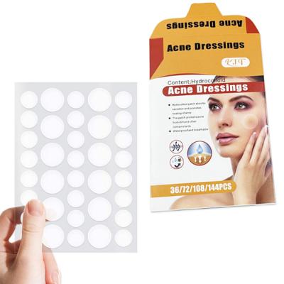 China 36pcs Tea Tree Pimples Acne Spot Healing Waterproof Invisible Pimple Hydrocolloid Healing Spot Primer Skin Care Correction Set For Face for sale