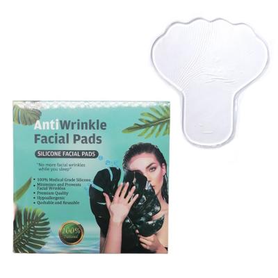 China New Skin Care Silicone Anti Wrinkle Nasolabial Fold Neck Pad Hand Pads Rubber Reusable Soft Skin Care Patches Scars for sale