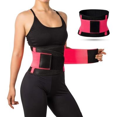 China Adult Women Men Sweat Waist Trimmer Wrap For Fitness Workout Slimming Belly Sauna Belt Waist Trainer for sale