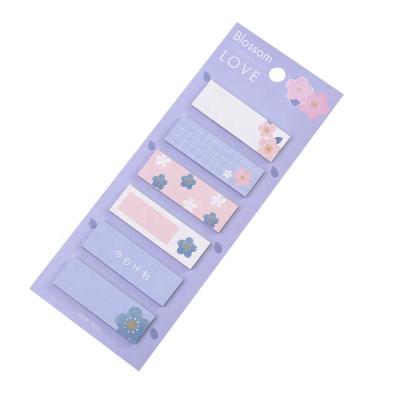 China Small self adhesive kawaii pocket school supplies ststionery to do list sticky notes for sale