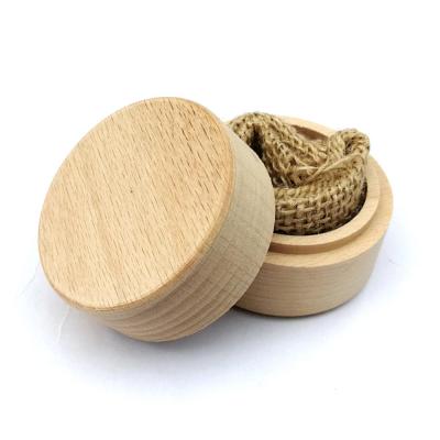 China Factory price custom made high quality small wooden round ring box small promotional private label for sale