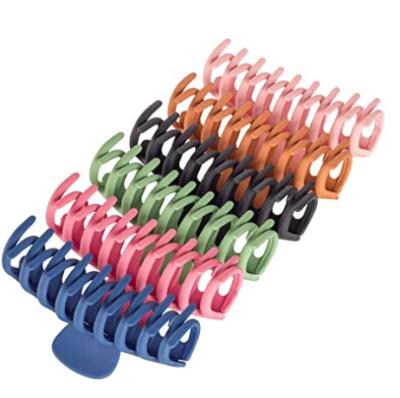 China Wholesale Cheap Daily Cleaning Large Claw Clips Strong Non-Slip Acrylic Acetate Thick Thin Hair Claw Clips Hold Big For Women Girl for sale