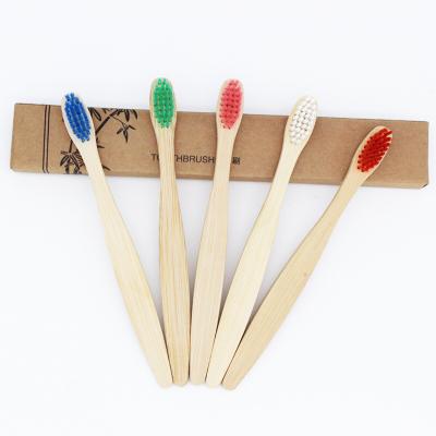 China Wholesale Natural Cheap Eco-Friendly Bamboo Toothbrush Charcoal For Baby Travel And Hotel for sale