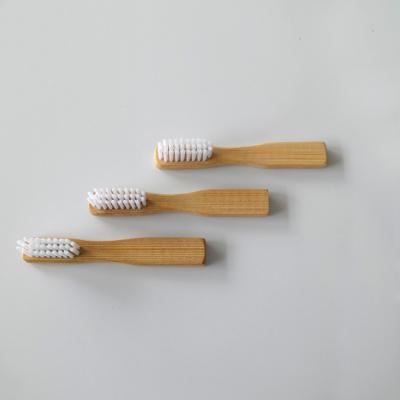 China Wholesale Eco Friendly Bamboo Toothbrush Charcoal 8cm For Kids Travel And Hotel Private Label for sale