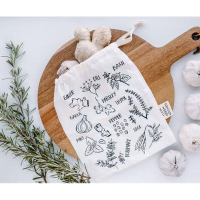 China Eco-Friendly 100% Organic Cotton Canvas Cotton Bag Twine Backpack Drawstring Cords for sale