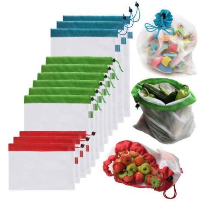 China Folding Reusable Fruit Recycled Polyester Foldable Shopping Bag With Piping for sale