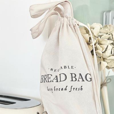 China 100% Natural Eco-Friendly Organic Cotton Muslin Fabric Drawstring Pouch String Nut Bags With Custom Logo for sale