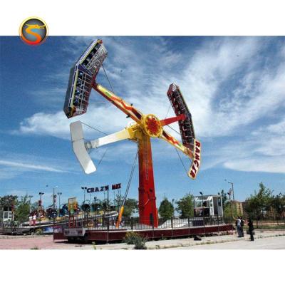 China Luna Park Merry-Go-Round Dry Amusement Amusement Amusement Adults Metal Rides Turbo360 Ranger Park Equipment Te koop