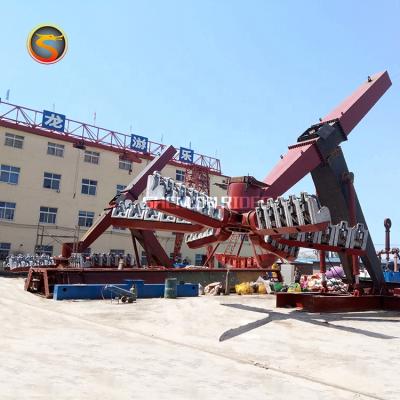 중국 China Best Selling Oriented Metal Park Rides Star Shape Rides Speed ​​Windmill Amusement Amusement Top Spinning Amusement Equipment 판매용