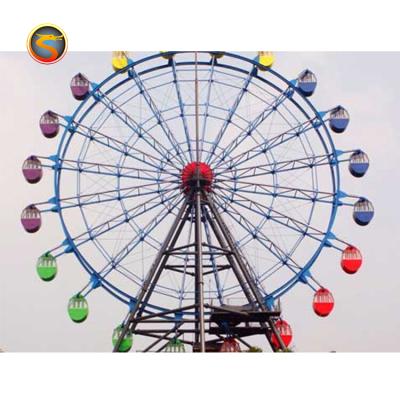 China FRP+steel New Design Ferris Wheel Rated Load 72 Riders Height 30m Antique Luxury Design for sale