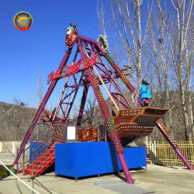 China Theme Park 24 Seats Amusement Park Swing Ride Pirate Ship Viking Ship Rides Electric zu verkaufen