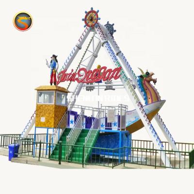 China China factory amusement park attractions kontiki wave metal rides pirate ship swing boat games for sale