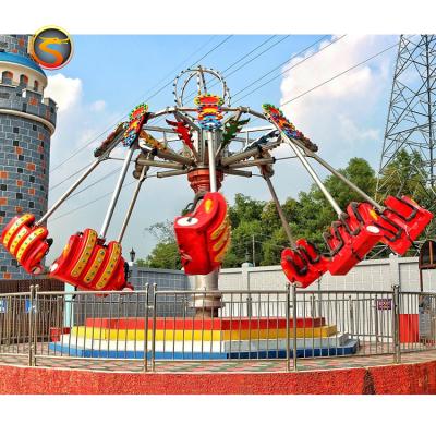 China Hot Sale FRP+steel Alibaba Airbrone Shot Rides Fun Outdoor Shrinking Spiral Jet Rides for sale