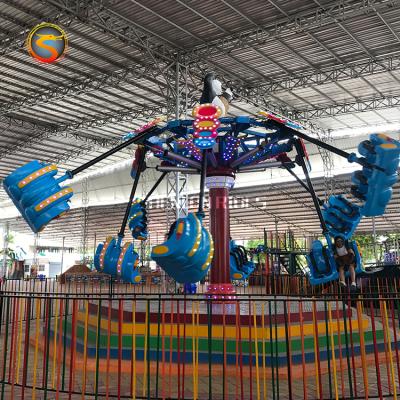 China Alibaba Hot Selling Classic Fair Metal Rides Outdoor Amusement Jet Rides Spiral For Park for sale