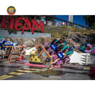 China Theme Park Popular Carnival Fun Rides Kieppie Ghost Dance Lap Thrill Crazy Break Dance Rides zu verkaufen