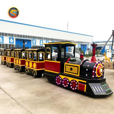 China Indoor and Outdoor Kids Rides Theme Park Playground Amusement Rides Mini Classic Kids Electric Train Rides For Sale for sale