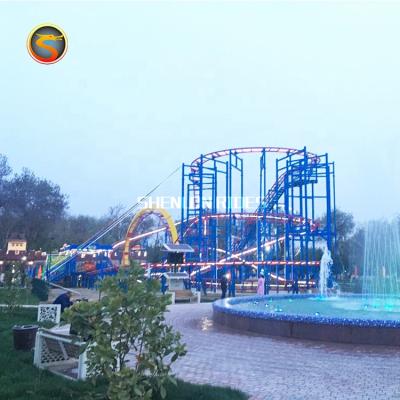 China Action Plan Amusement Park Items Roller Coaster Manufacturer 16persons for sale