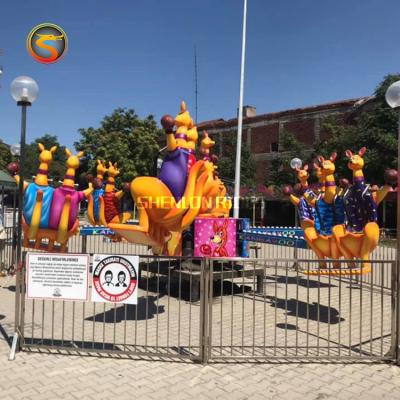 China Factory Price Amusement Equipment 12 Seats Steel Mini Swing Jumping Kangaroo Amusement Park Tower for sale