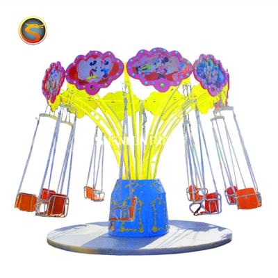 Chine Fiber glass+steel Zhengzhou Shenlong Amusement Park Mini Flying Chair Amusement Equipment Game Machine à vendre