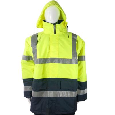 China Custom High Visibility Safety Work Waterproof Reflective Jackets Breathable for sale