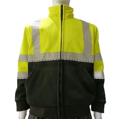 China Wholesale Water Proof Polyester Plus Size Work Reflective Jackets for sale