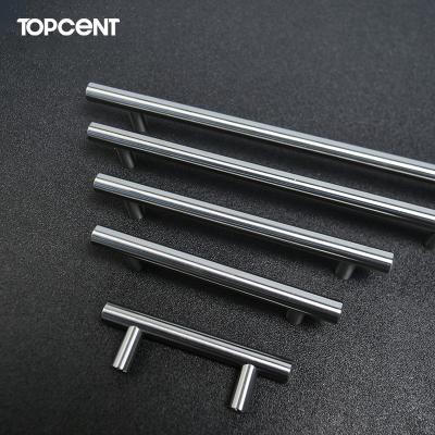 China Topcent Modern Modern Hardware Cabinet Pulls Stainless Steel Sideboard Handle Pulls For Kitchen for sale