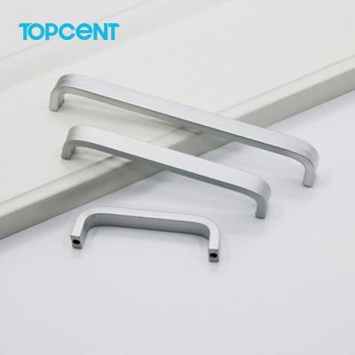 China TOPCENT New Modern Furniture Hardware Cabinet Handle Kitchen Pulls Modern Aluminum Knob Style Handle and Cabinet Handle for sale