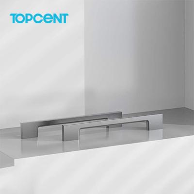 China Topcent Modern Furniture Pull Handle Cabinet Drawer Kitchen Hardware Pull Handle for sale