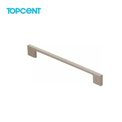 China Topcent 160MM Modern Kitchen Wardrobe Handles With Screws Zinc Alloy Cabinet Pull Door Handle Set For Kitchen for sale