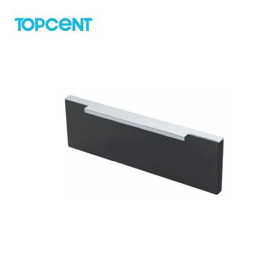 China Topcent Modern OEM Kitchen Pull Handles Aluminum Furniture Profile Handle Furniture Cabinet Handle for sale