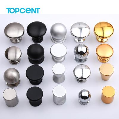 China TOPCENT Modern Drawer Aluminum Alloy Single Hole Handle for sale