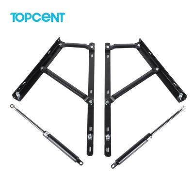 China Topcent Industrial Heavy Duty Shock Absorber Kit For Box Bed Sofa Storage Space Saving Project Hydraulic Bed Lift for sale