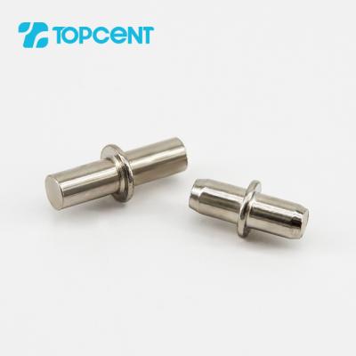 China Topcent Steel Hot Selling 5mm and 7mm Mini Shelf Fix Cabinet Furniture Clear Support Pins for sale