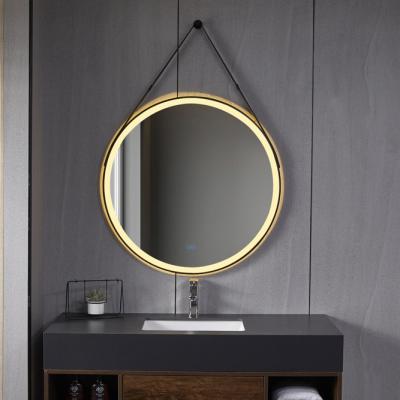 China Magnifying Hanging Frame Cheap Anti Fog Around Smart Bathroom Mirror Set With Light for sale