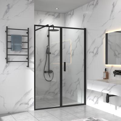 China Smoothly Slide Design Professional Frameless Glass Cheap Bathroom Sliding Shower Enclosures for sale