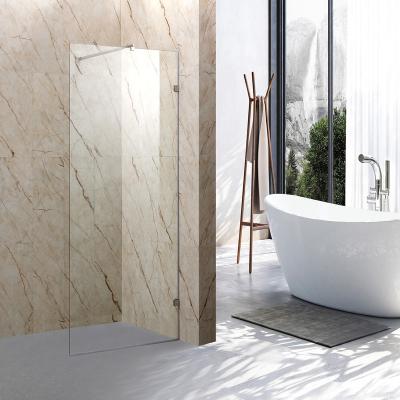 China Fashion Design Square Glass Frameless Outdoor Bathroom Smoothly Slide In Shower Enclosure for sale