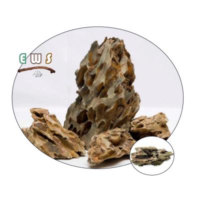 China Natural Dragon Stone Rocks Porous Stone Aquarium Fish Tank Decor for Fish Tank Aquarium Landscaping for sale