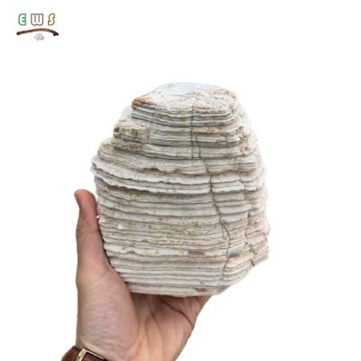 China Viable Aquarium Lanscaping Accessories Muti Layer Rock Pagoda Stone For Hardscape for sale